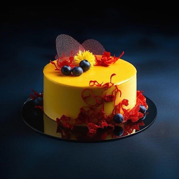 Exotic Mirror Glaze Fruit Cake/Nc-P015